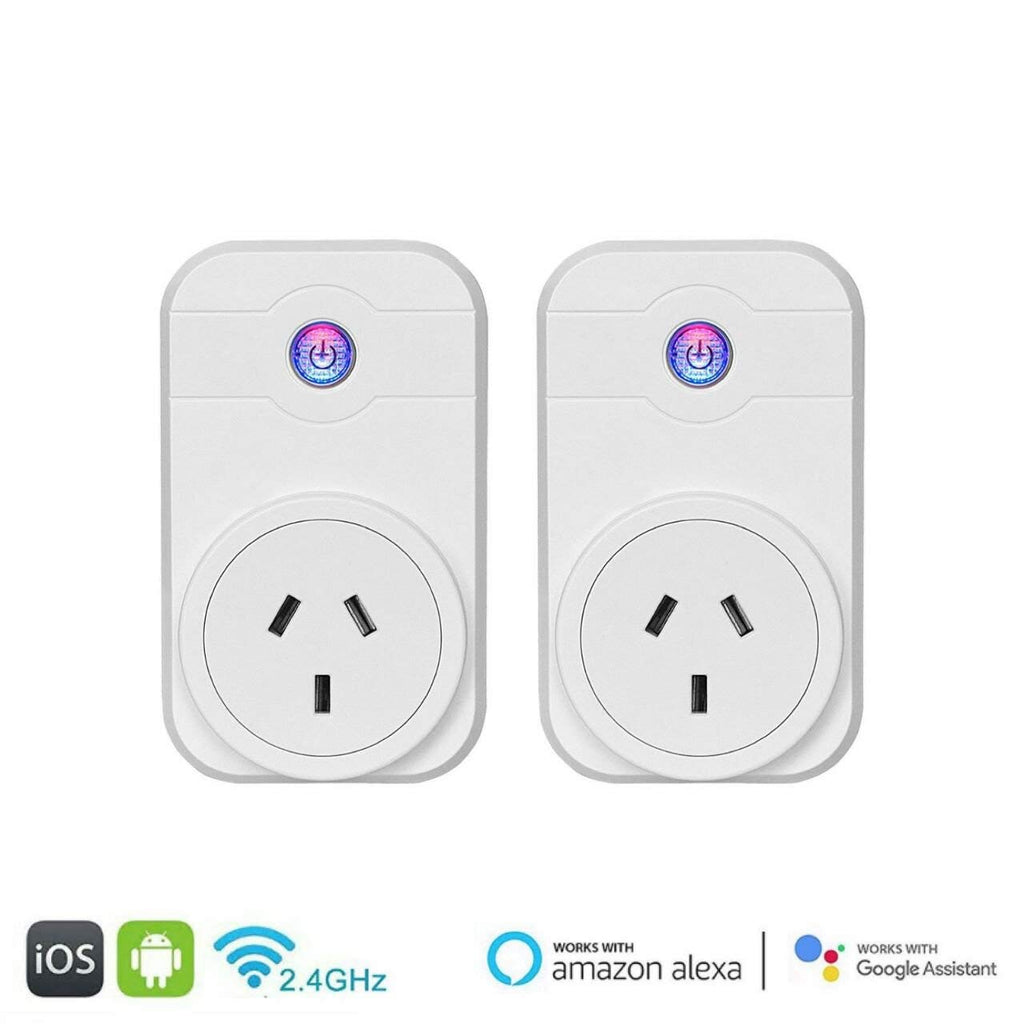 LINGANZH Smart Plug Wi-Fi Smart Socket Compatible with Alexa