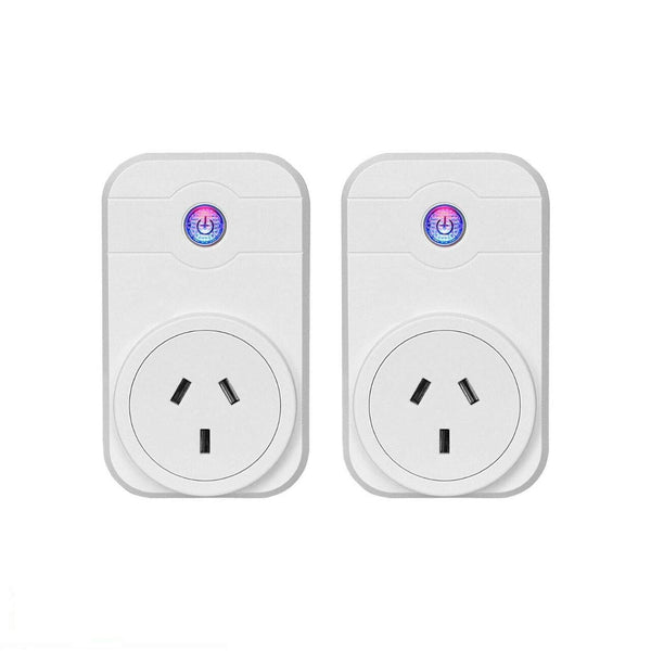 Smart Plug Wi-Fi Enabled Mini Smart Socket Compatible with Amazon Alexa Google Home Remote Control，2-Pack