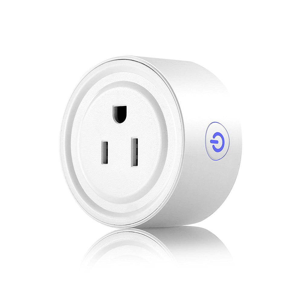 iHome Smart Plug Works with Alexa and Google Home, App Control, 10 Amps -  (Single Pack) White 