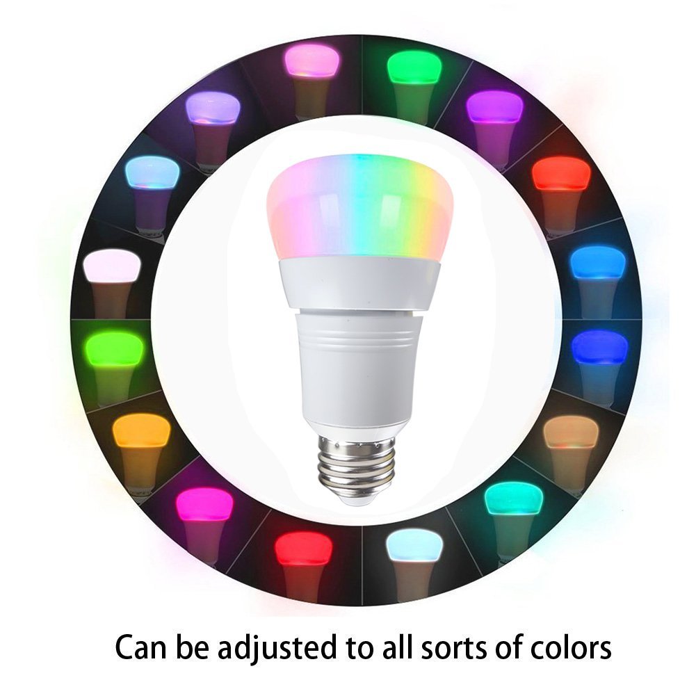 Smart WiFi Light Bulb, 7W , RGB Multicolor Works with Alexa Google Home , 1 Pack